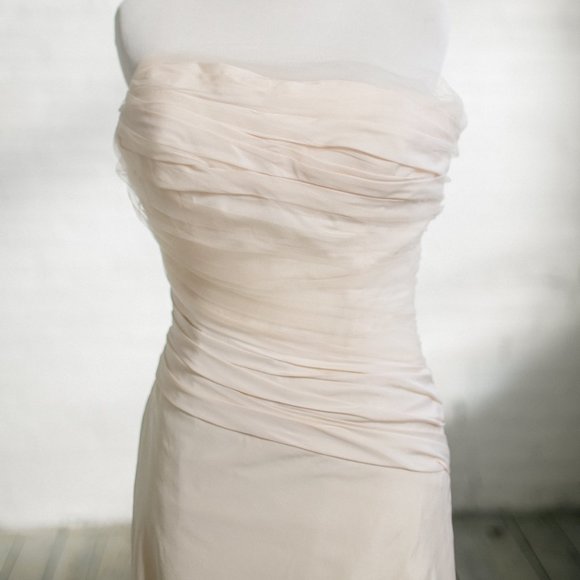 Vera Wang Couture Runway Gown Silk Taffeta Pink 2 - Picture 8 of 17